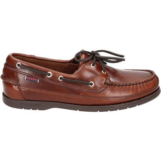 Sebago Casual Bruin Leren Bootschoenen - Heren - Bootschoenen - Bruin - 39 1/2 EU - Leer - Schoenen