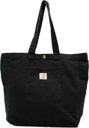 Carhartt Work in Progress Borsa tote in cotone biologico - Nero