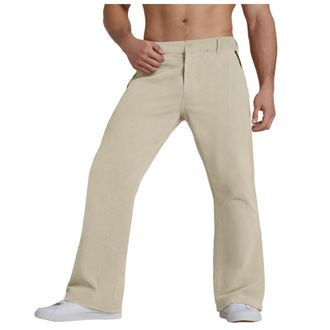 Generic Mens Bootcut Flares Pants Mens Vintage 60s 70s Corduroy Bell Bottom Casual Slim Fit Retro Flared Trousers Mens 70s Disco Outfits Bell Bottom Pants Cla