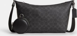 Coach Small Finn Crossbody Bag With Pouch In Signature Canvas
