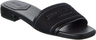 Jimmy Choo London Joa Canvas & Leather Sandal