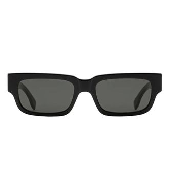 Retro Superfuture Sunglasses, female, Black, Size: 54 MM Roma Sunglasses