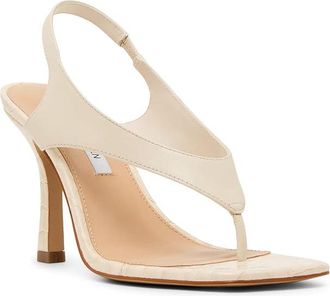 Steve Madden Improv Womens Sandals Bone Leather : 7.5 M, Synthetic