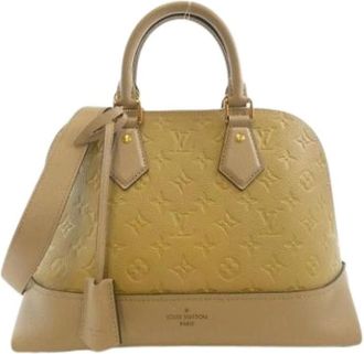 Louis Vuitton Pre-owned Handbags, female, Beige, Size: ONE SIZE Pre-owned Vintage Leather Handbag