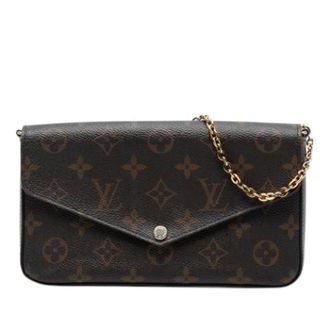 Louis Vuitton Pre-owned Mini Bags, female, Brown, Size: ONE SIZE Pre-owned Vintage Canvas Mini Bag