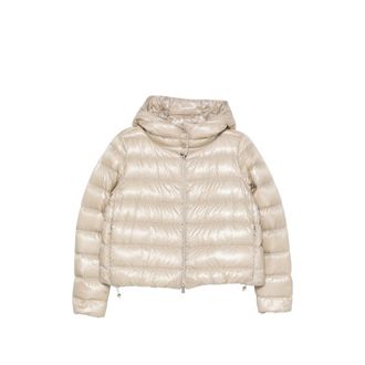Herno Hooded Quilted Zip-up Jacket