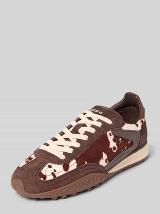 Hoff Sneaker aus Leder im Allover-Look Modell BRIDGE MKII in Dunkelbraun, Gr&ouml;&szlig;e 36
