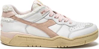 Diadora Stone Wash Natural Pink Sneakers - Dames - Sneakers - Roze - 40 EU - Katoen - Schoenen