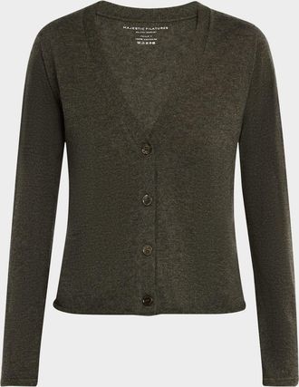 Majestic Filatures Machine Washable Cashmere Cardigan