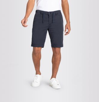MAC Broeken Chinoshorts MAC JOGN Shorts, Herren, Gr. 31, N-Gr, blau (midnight blau), Web, Obermaterial: 69% Baumwolle, 29% Polyester, 2% Elasthan, bequem kniefrei