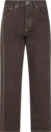 Sunflower Brown Loose-Fit Straight-Leg Cotton Jeans