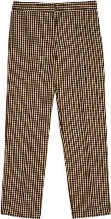 Jil Sander Pantaloni a quadri - Marrone