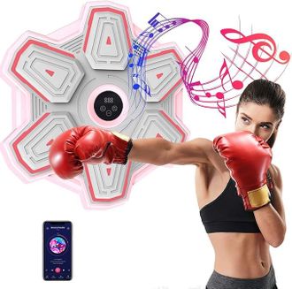 OEM Robot Boxer, Entrenador De Boxeo Inteligente Bluetooth, Ranura De Pared Y E-boxes, 8 Unidades De Ni&ntilde;os A Adultos, Rosa