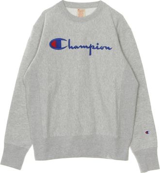 Champion Heren, Sweatshirts & Hoodies, Grijs, Maat: XL Katoen