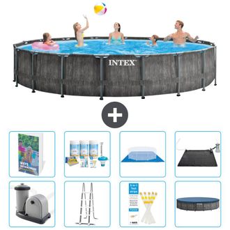 Intex Piscina Prism Frame Redonda - 549x122 Cm - 9-piezas S632