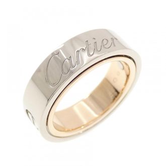 Cartier Pink Gold (18K) White Gold (18K) Band Ring (Pre-Owned)