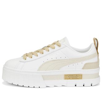 Puma (WMNS) PUMA Mayze Luxe White Pale Khaki 383995-06
