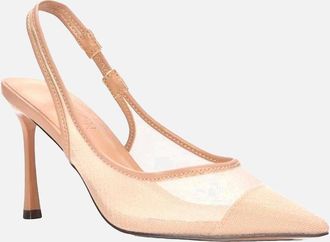 XY London Womens XY London Womens/Ladies Mesh Sling Back Court Shoes - Pink - Size: 5