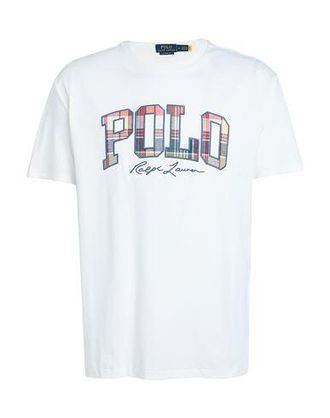 Ralph Lauren CLASSIC FIT PLAID-LOGO JERSEY T-SHIRT