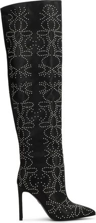 Kazar Schoenen, Dames, Zwart, 39 EU, Leer, Rivet patroon lederen musketiers