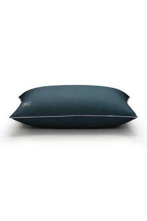 Pillow Guy Standard/Queen Down Alternative Side & Back Sleeper Overstuffed Pillow with MicronOne Technology - Navy/White in Navy With White Cord at