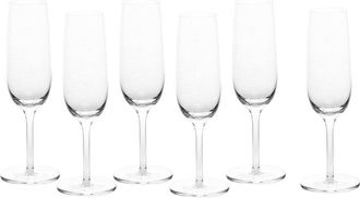 Zwiesel Glas Set Of 6 Banquet 7.3Oz Champagne Flutes
