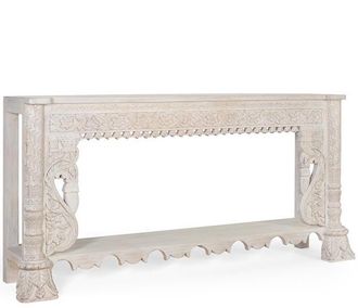 Giner&Colomer Handgefertigter, massiver Konsolentisch Bhopal, 180 x 90 cm