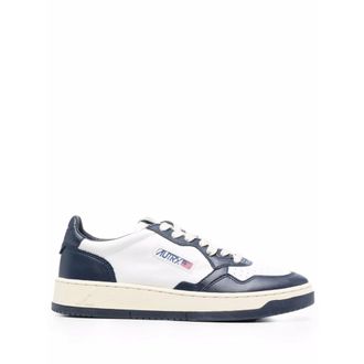Autry Medalist Rounded-toe Lace-up Sneakers
