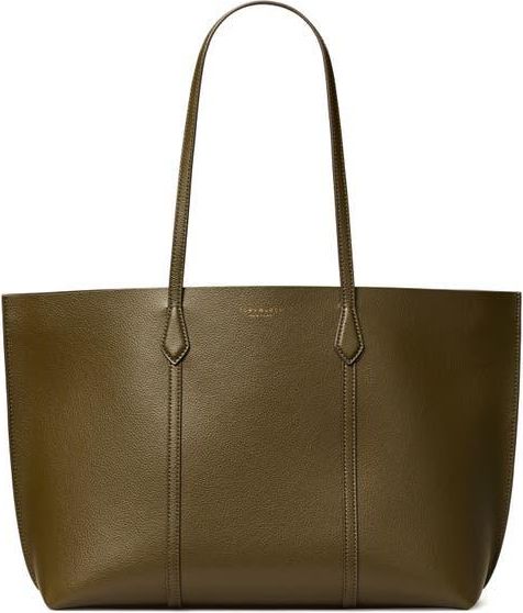 Perry Triple Compartment Leather Tote in Leccio at Nordstrom