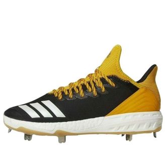 adidas Boost Icon 4 Baseball Cleat Black Gold Gum CG5156