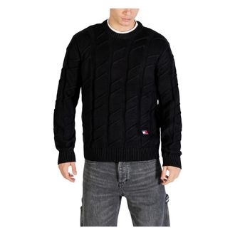 Tommy Jeans Heren, Truien, Zwart, Maat: 2XL Katoen