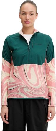 Peak Performance Freelight Half Zip - Dames - Sportshirts - Veelkleurig - M - Leer - Fitness