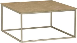 Sweeek Sweeek - Herringbone square coffee table, Budapest, Natural, 80x80x40 cm