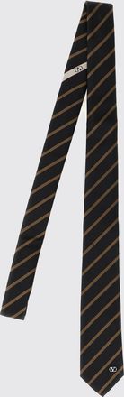 Valentino Garavani Regimental Striped Silk Tie with VLogo Signature