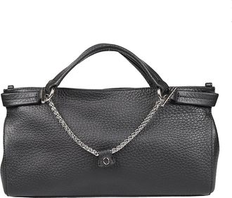 Orciani Virgo Small Compact Calf Leather Shoulder Bag