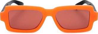 Retro Superfuture 54mm Square Sunglasses in Orange at Nordstrom Rack