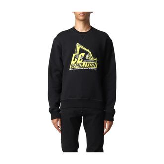 Dsquared2 Sweatshirts - Dames - Sweatshirts & Hoodies - Zwart - Maat: XL