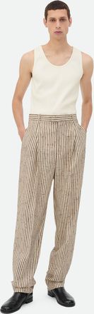 Bottega Veneta Pantaloni In Seta E Viscosa Con Motivo A Nodi - Bottega Veneta