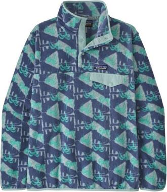 Patagonia Lightweight Synchilla Snap-T Fleece Pullover Fleecepullover f&uuml;r Damen | blau