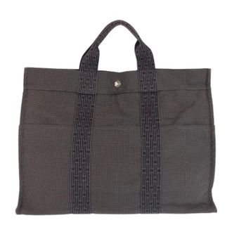 Herm&egrave;s Pre-owned Bolso Tote Herline MM Gris - Pre-owned - Mujer - Gris - ONE SIZE