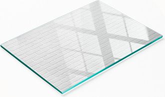 OEM Panel Decorativo Multifuncional De Vidrio Para Cocina, Dise&ntilde;o De Pared Tipo Ladrillo, 80x52 Cm