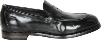 Officine Creative Ivy 002 Loafer - Heren - Loafers - Zwart - 40 1/2 EU - Leer - Schoenen
