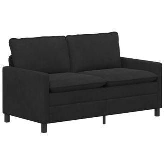 vidaXL Sof&aacute; Negro 156 X 81 X 87,5 Cm Terciopelo Vidaxl