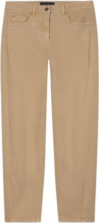 Luisa Cerano Cropped Jeans - Dames - Cropped Jeans - Beige - S - Katoen - Jeans