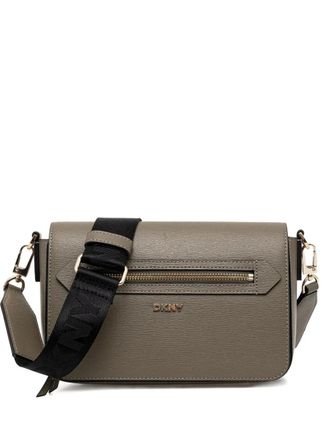 DKNY Bryant Avenue zip cross body bag - women - Calf Leather - One Size - Grey