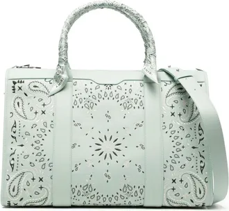 Amiri Bandana Weekend bag - unisex - Leather - OS - Green