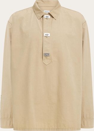 Ferragamo Men Polo-style shirt Beige