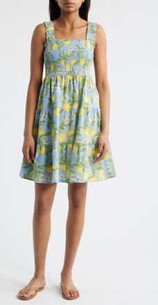 Beach Lunch Lounge Alice Tiered Sundress in Lemon Drop at Nordstrom Rack, Size X-Large