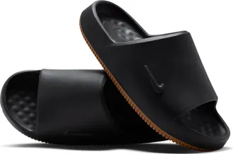 Nike Mens Calm 2.0 Slides in Black | IB0183-002