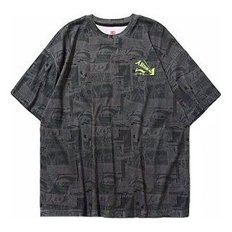 Li-Ning x Printing Short Sleeve Grey ATSP415